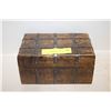 Image 1 : WOODEN TREASURE CHEST, JEWELRY BOX,