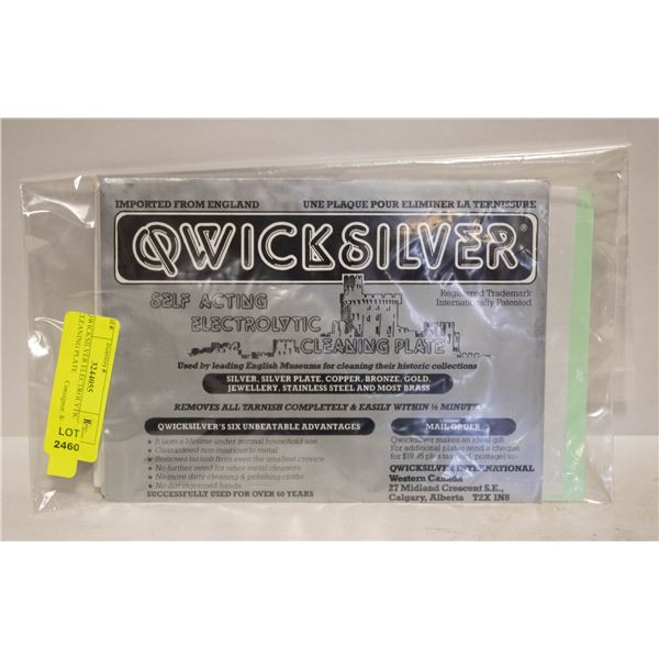 QWICKSILVER ELECTROLYTIC CLEANING PLATE