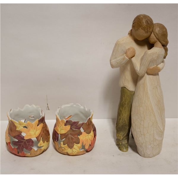 WILLOW TREE PROMISE FIGURINE W/ TWO PORCELAIN