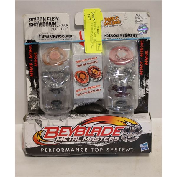 BEYBLADE METAL MASTERS POISON FURY SHOWDOWN NEW