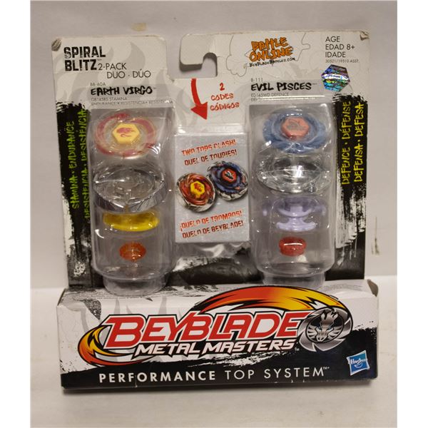 BEYBLADE METAL MASTERS SPIRAL BLITZ NEW