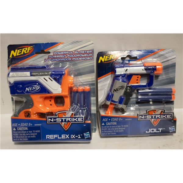 NERF JOLT & REFLEX IX-1 GUNS NEW