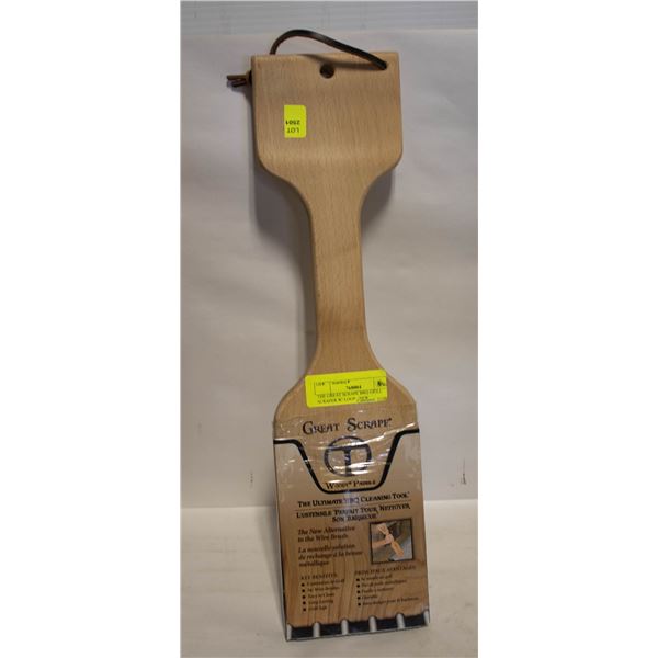 THE GREAT SCRAPE BBQ GRILL SCRAPER W/ LOOP - NEW