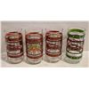 Image 1 : 4 VINTAGE STAINGLASS MCDONALDS GLASSES