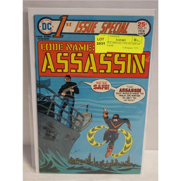 1ST ISSUE SPECIAL 1976 1ST APP OF CODENAME