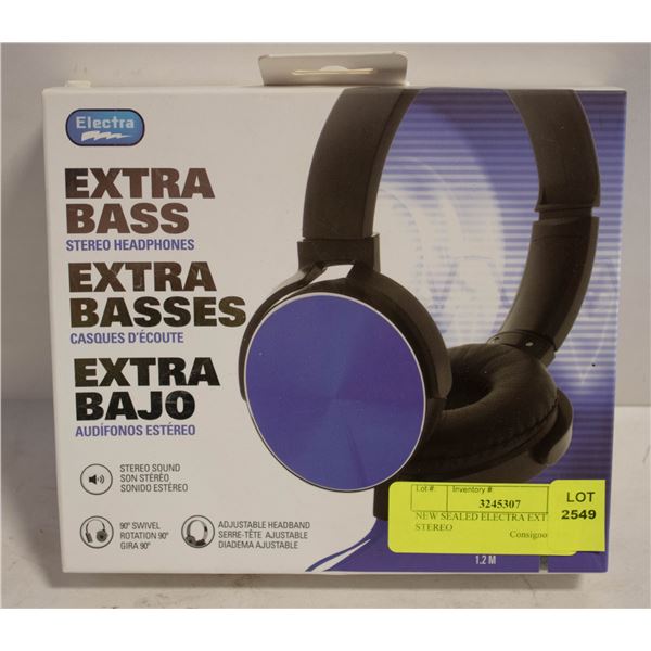 NEW SEALED ELECTRA EXTRA BASS STEREO