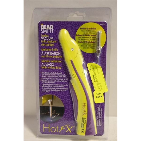 NEW SEALED THE BEAD SMITH CORDLESS