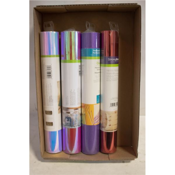 4 ROLLS CRICUT HOLOGRAPHIC VINYL, VINYL