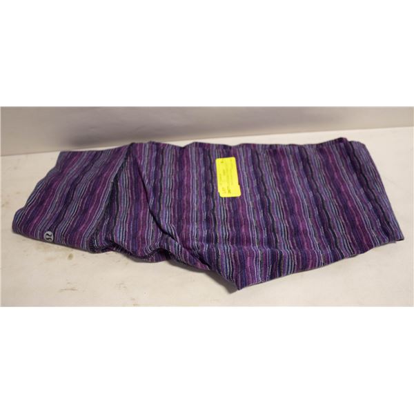 LADIES PURPLE STRIPE LULU LEMON TIGHTS SIZE 6