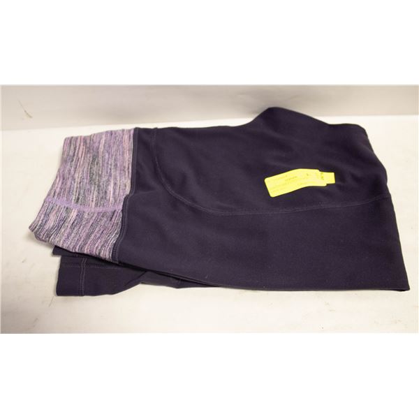 LADIES PURPLE LULU LEMON TIGHTS SZ 6