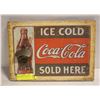 Image 1 : ICE COLD COCA COLA SIGN WITH BOTTLE OPENER