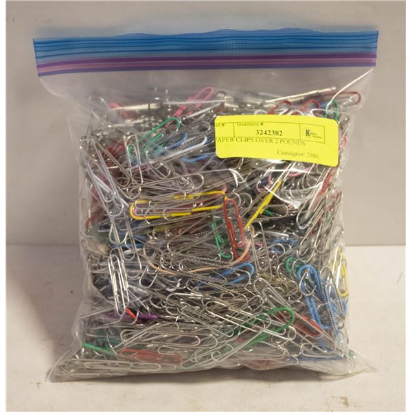PAPER CLIPS OVER 2 POUNDS