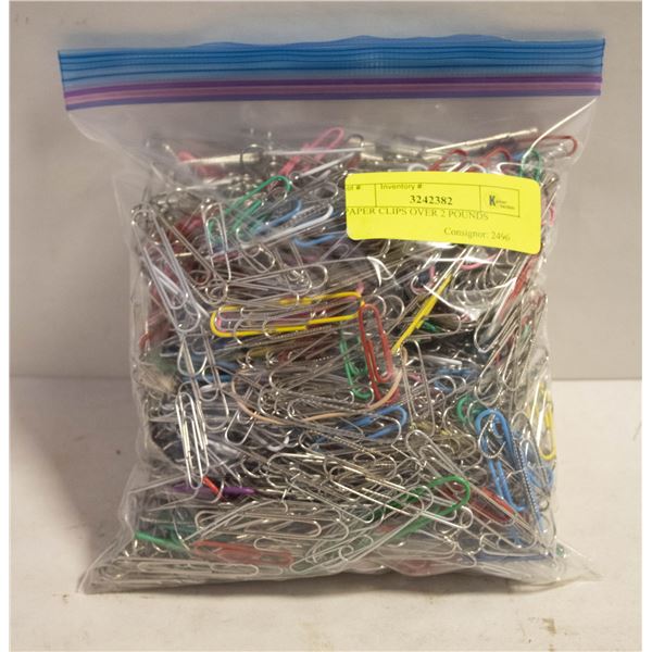 PAPER CLIPS OVER 2 POUNDS