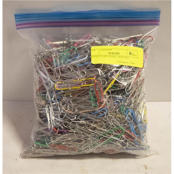 PAPER CLIPS OVER 2 POUNDS