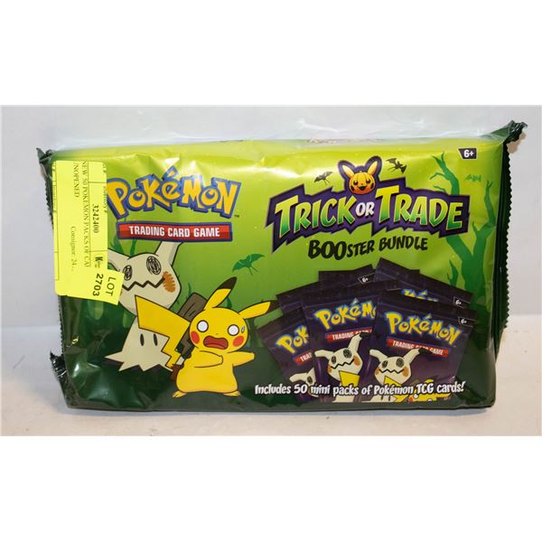 NEW 50 POKEMON PACKS OF CARDS UNOPENED
