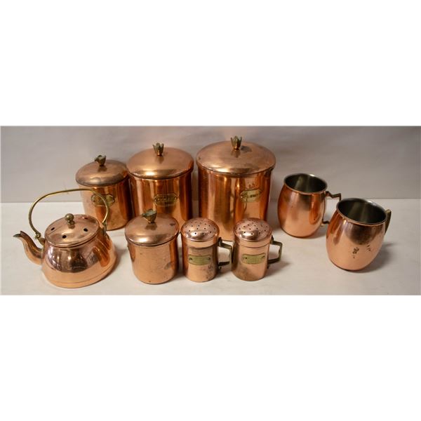 16 PCS COPPER SET