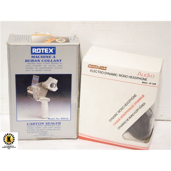 HEAD PHONE AND CARTON SEALER
