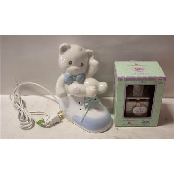 PRECIOUS MOMENTS NIGHTLIGHT & P.M. COLLECTOR BOX