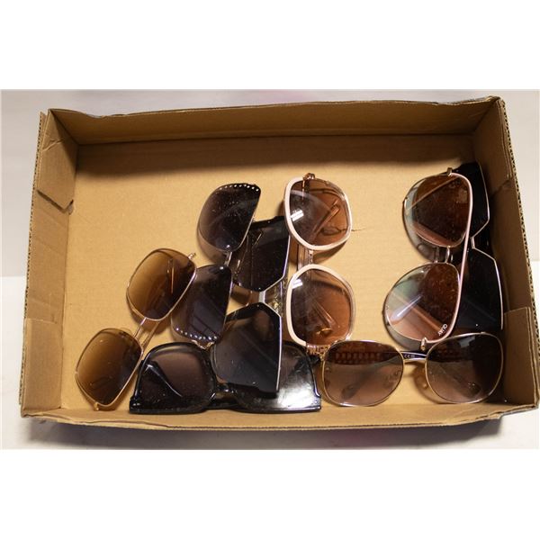 8 PAIRS OF LADIES SUNGLASSES