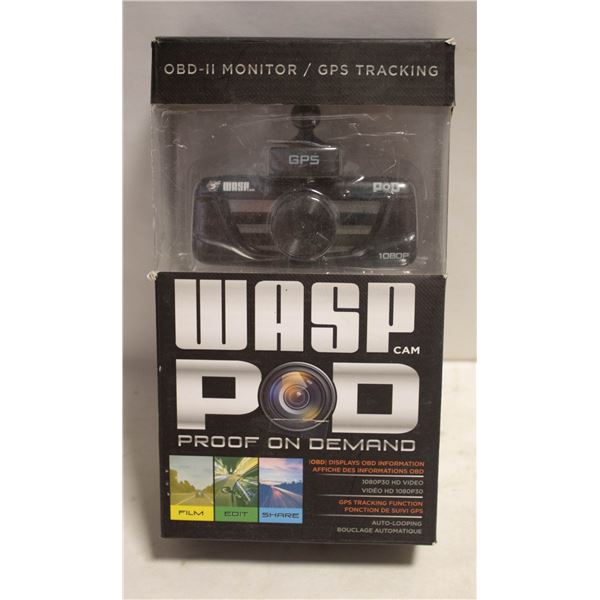 WASP CAM OBD-II MONITOR/ GPS TRACKING