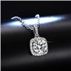 Image 2 : 1 CT GRA CERTIFIED MOISSANITE 925 SILVER NECKLACE