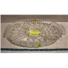 Image 1 : VINTAGE WEST GERMAN CRYSTAL DIVIDED PLATTER