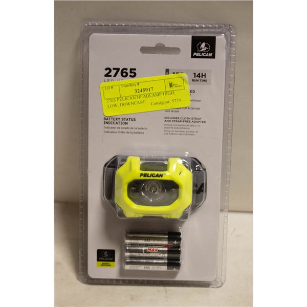 2765 PELICAN HEADLAMP HIGH, LOW, DOWNCAST