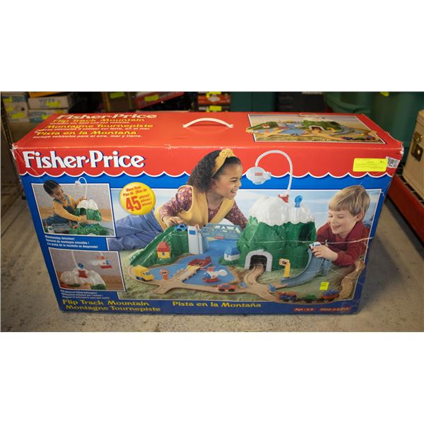 FISHER PRICE "FLIPTRACK MOUNTAIN" IN BOX COMPLET