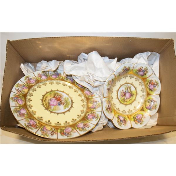 ROYAL ADDERLEY LARGE CHINA FLORAL- 8"