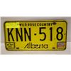 Image 1 : 1984 ALBERTA LICENCE PLATE