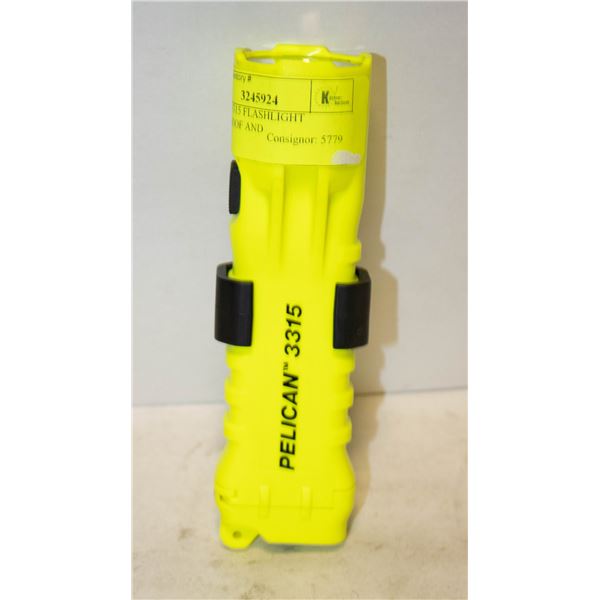 PELICAN 3315 FLASHLIGHT WATERPROOF AND