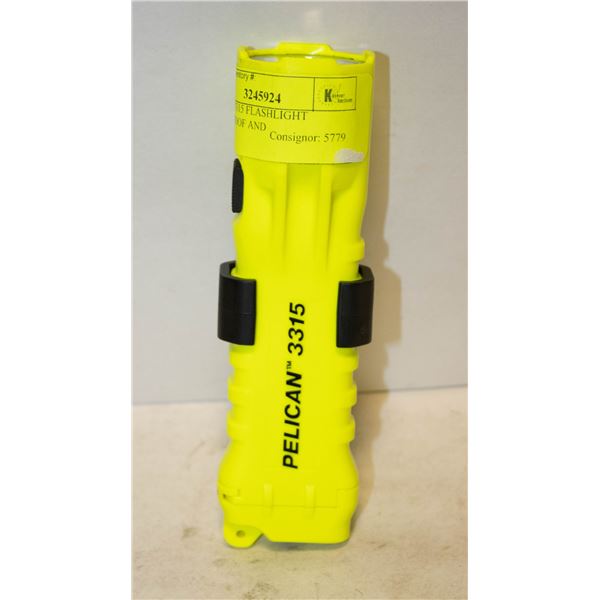 PELICAN 3315 FLASHLIGHT WATERPROOF AND