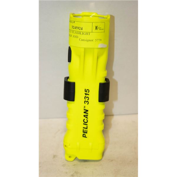 PELICAN 3315 FLASHLIGHT WATERPROOF AND
