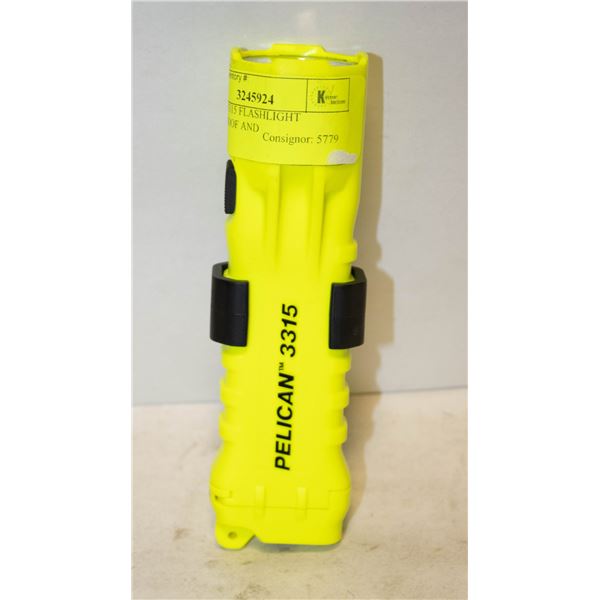 PELICAN 3315 FLASHLIGHT WATERPROOF AND