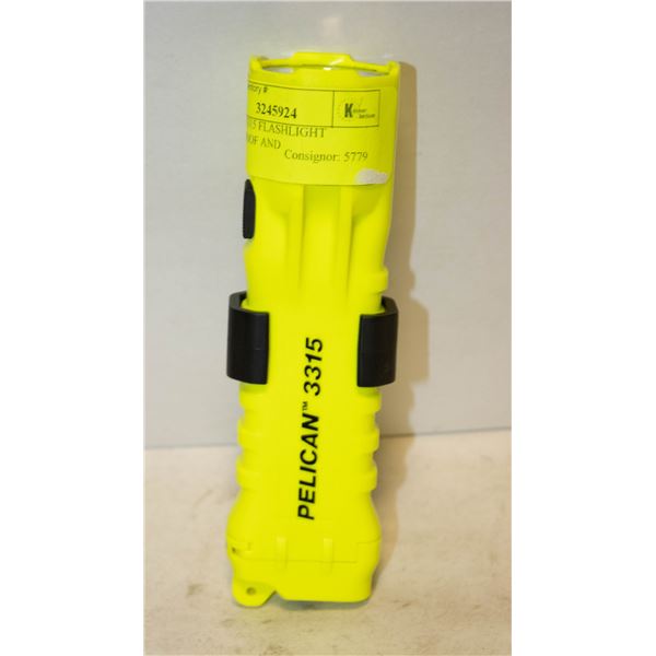 PELICAN 3315 FLASHLIGHT WATERPROOF AND