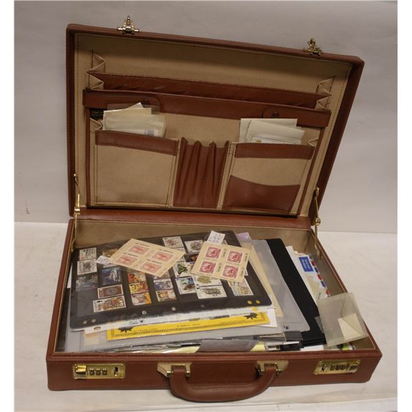 BRIEFCASE FULL OF 1800S & UP STAMP COLLECTION