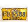 Image 1 : 1961 ALBERTA LICENCE PLATE