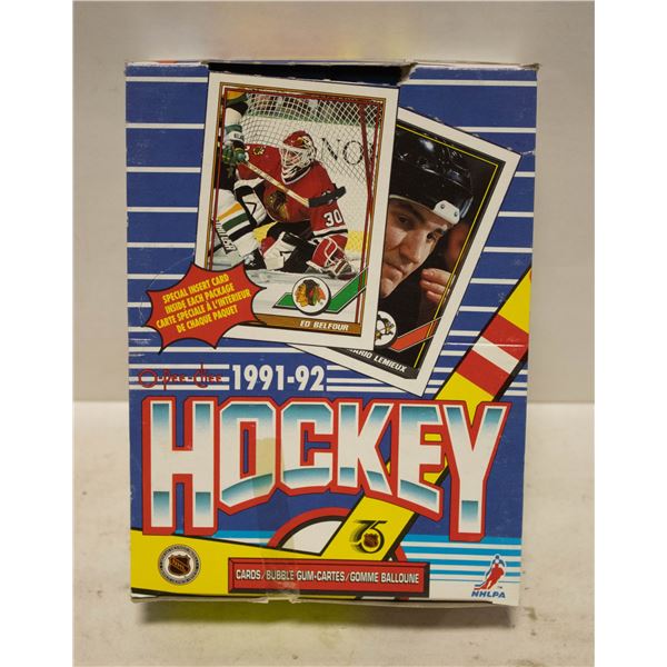 NEW SEALED BOX OF 36 O-PE-CHEE 1991-92 WAXÿ