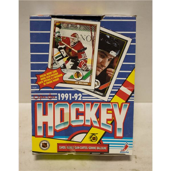 NEW SEALED BOX OF 36 O-PE-CHEE 1991-92 WAX