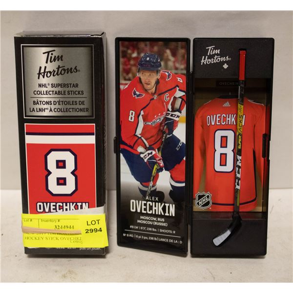 NEW 2019 TIM HORTONS NHL HOCKEY STICK OVECHKIN