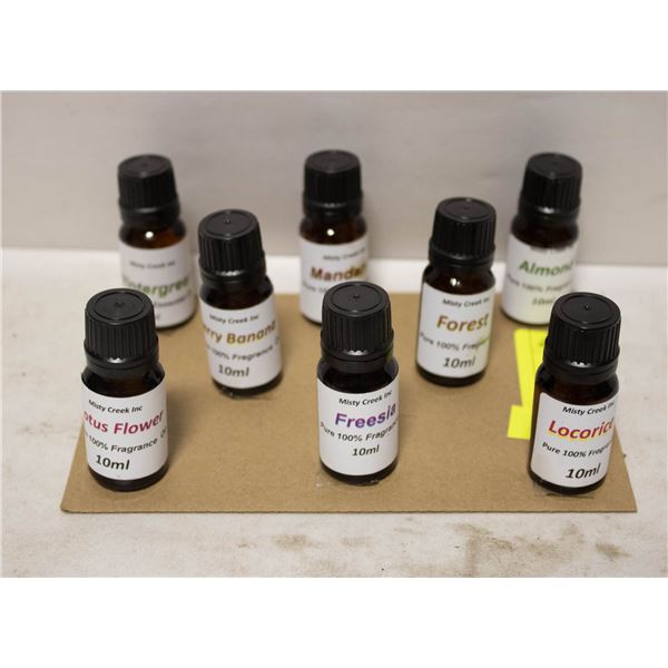 NEW 8 BOTTLES 10ML FRAGRANCE ASSORTED