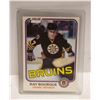 Image 1 : 1980-81 O-PEE-CHEE RAY BOURQUE HOCKEY CARD