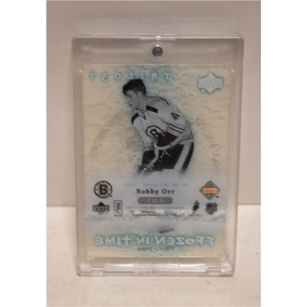 2007 UD TRILOGY FROSTED IN TIME BOBBY ORR