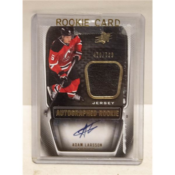 2011-12 SPX AUTOGRAPHED/JERSEY ROOKIE ADAM