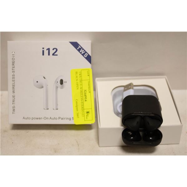 TWS-TRUE-WIRELESS-STEREO i12 BLACK OPEN