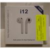 Image 1 : NEW TWS-TRUE-WIRELESS-STEREO i12 WHITE