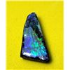 Image 1 : 13)  NATURAL BLUE/GREEN/VIOLET AMMOLITE 10.5 CT