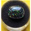 Image 1 : 16)  NATURAL 15 CT DOUBLET BLACK OPAL GEMSTONE FRO
