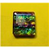 Image 1 : 18)  NATURAL SQUARE CUT 56 CT AMMOLITE GEMSTONE