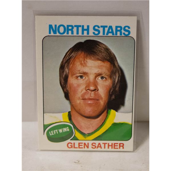 1975-76 O-PEE-CHEE GLEN SATHER (HOF)